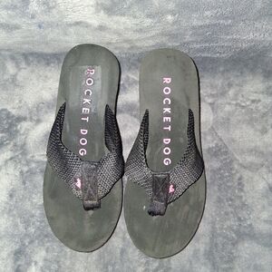 Rocket Dog Black Women's Wedge Sandals